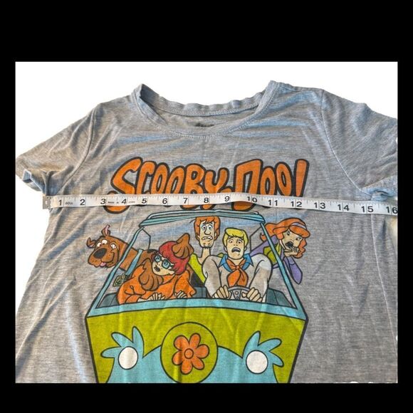 Scooby Doo Mystery Machine Gang Grey Tee Shirt Unisex Small - Picture 4 of 6
